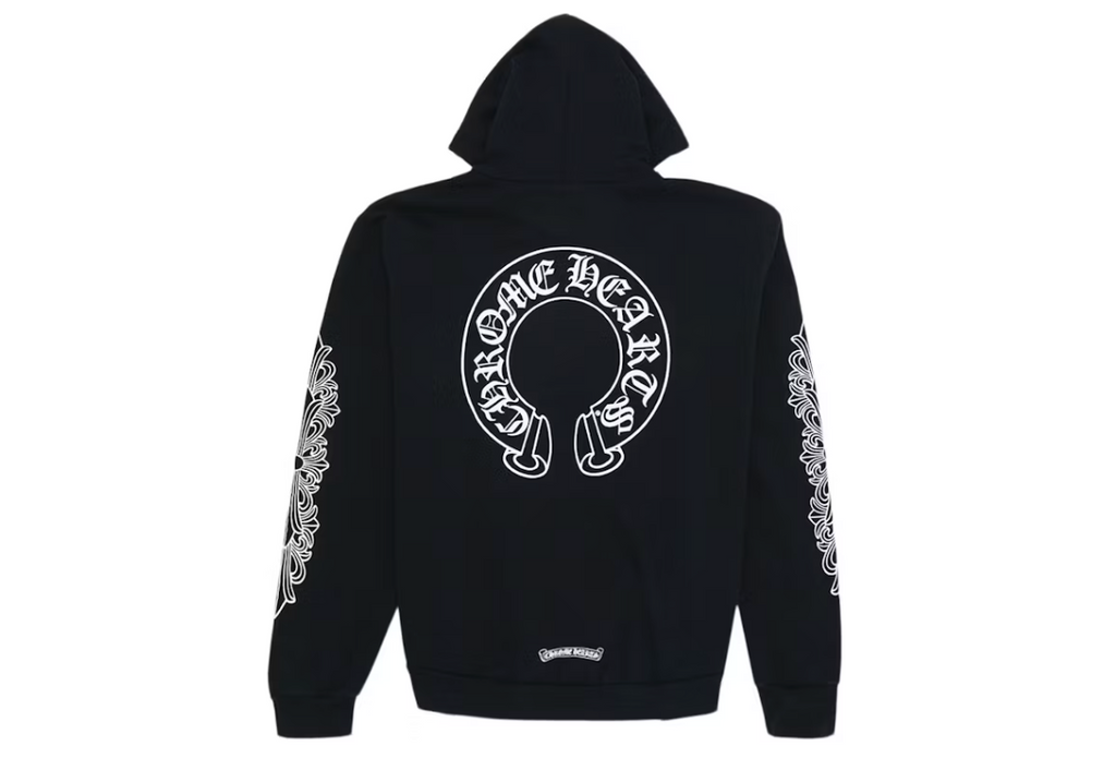 CHROME HEARTS HORSE SHOE FLORAL HOODIE
